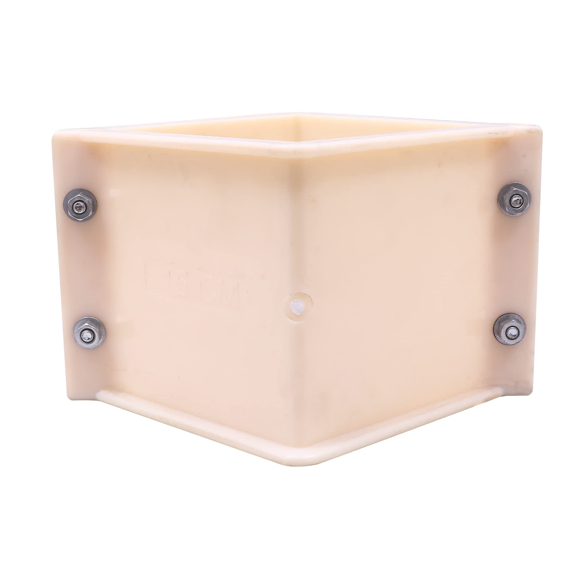 efficacy PVC 15 Cm Cube Mold for Testing PVC Concentrate Cube Mold for Construction Side Testing Pack of 5