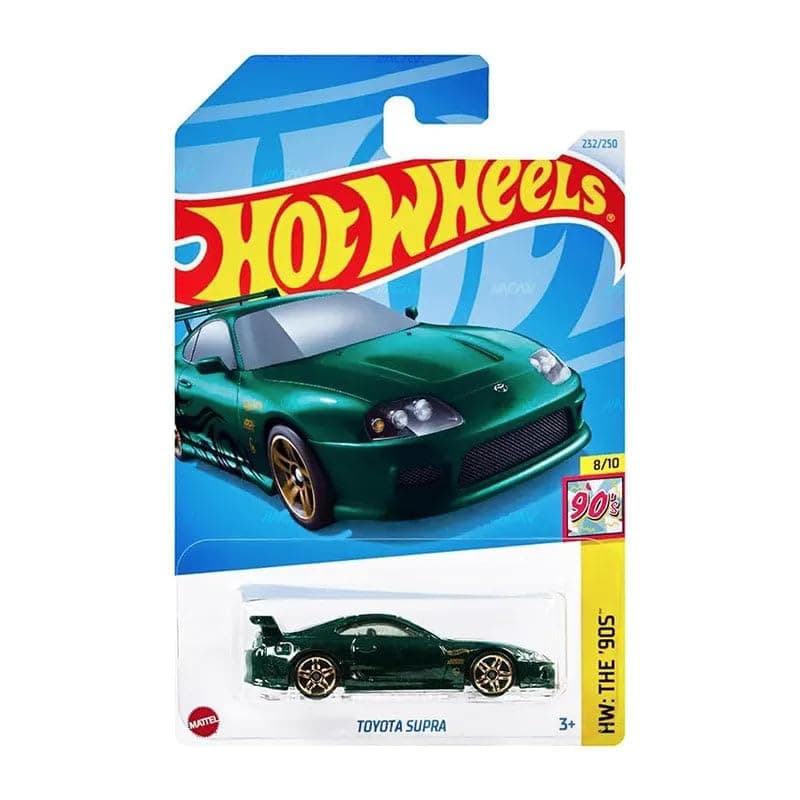 Hot Wheels Toyota Supra [Green] HW: 90s 8/10, 232/250