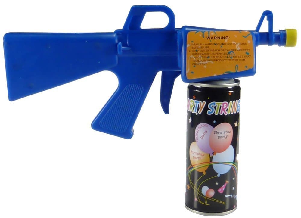 Party String Gun with 2 Party String Cans
