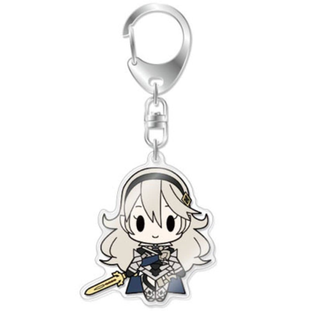 Nintendo D4 Fire Emblem Fates Female Corrin Kamui Acrylic Charm Keychain Japan