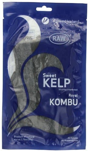 Seaweed Iceland Sweet Kelp, Royal Kombu, Raw, 1.76 Ounce by Seaweed Iceland