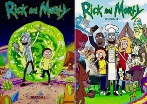 Rick and Morty The Complete Series Season 1- 2 DVD SET