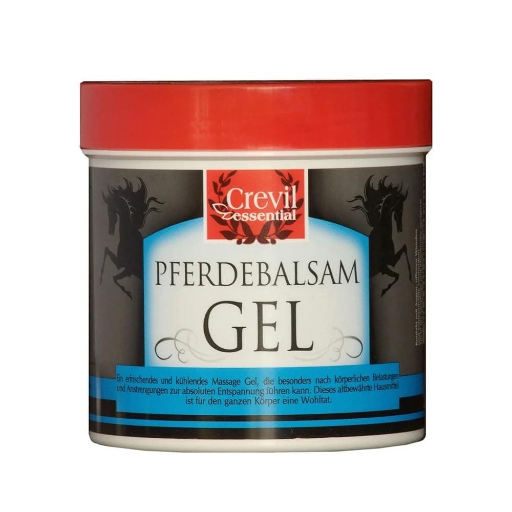 CREVIL Pferdebalsam Horse Balm Cooling Gel 8.45 Fl Oz Skin Treatment Scars Horse Balm 250ml Contains Herbal Extracts and Regenerating Substances Tone and Improve Blood Circulation