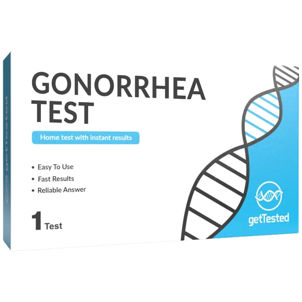 getTested Gonorrhea Test (1 Test) a Quick and efficient Way to detect Gonorrhea Infection, at-Home-Test Instant Result