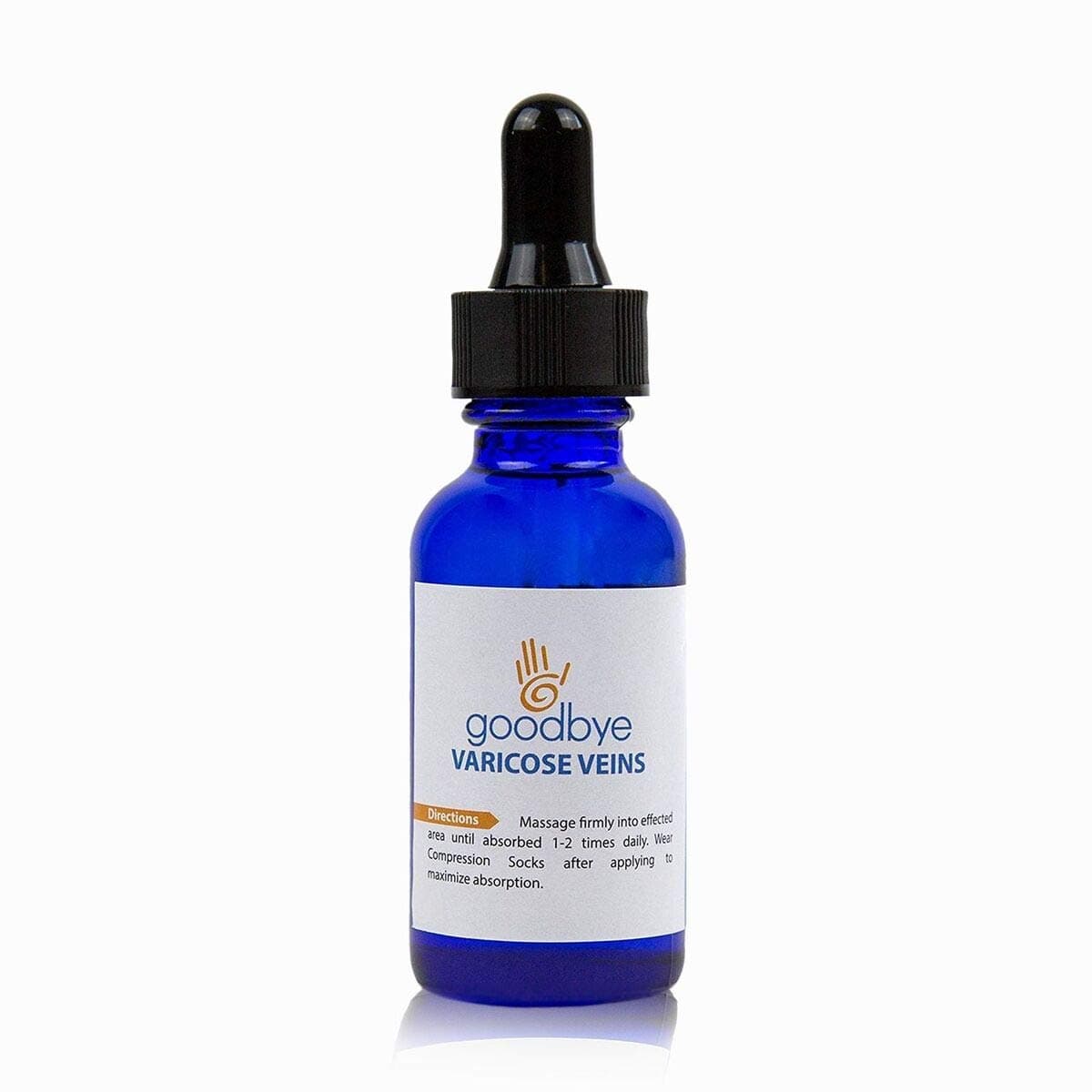 Goodbye Varicose Veins Essential Oil Serum | Natural Varicose Vein Treatment Solution | Effective Organic Serum for Pain Free Removal of Spider Veins | Homeopathic Herbal Remedy Improves Circulation