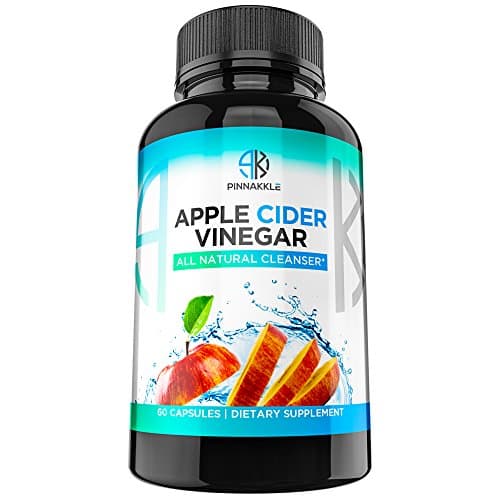 Apple Cider Vinegar Capsules :: Natural Weight Loss, Detox, Digestion & Circulation Support Pills :: Powerful Premium 60 Veggie Capsules