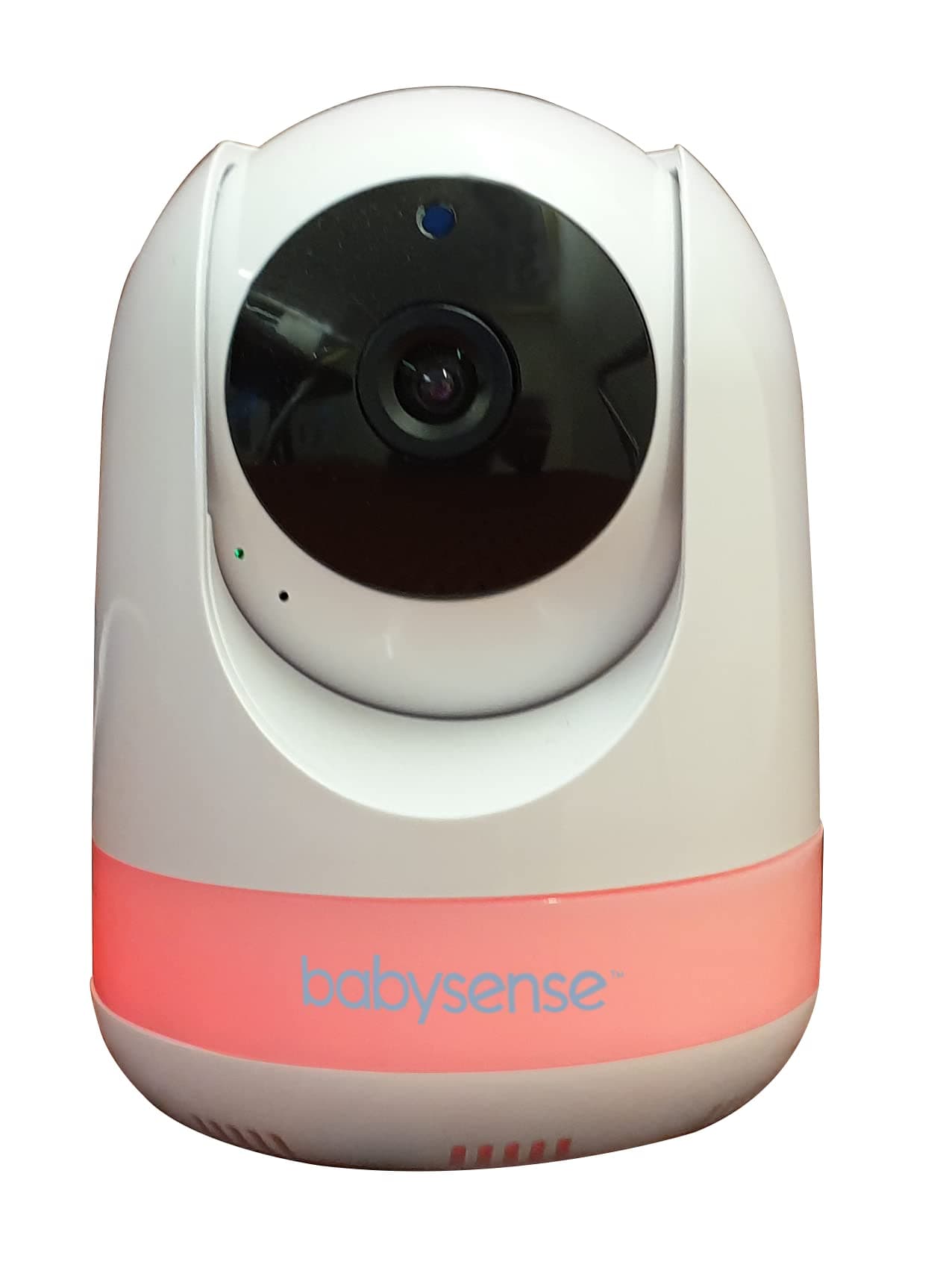 Babysense MaxView ベビービデオモニター パンチルトリモートズーム 双方向通話オーディオ 長距離 暗視 RGBナイトライト 子守唄 温度監視