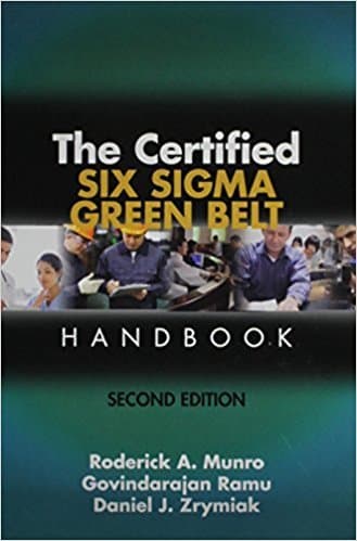 By Maio, Nawaz, Ramu, Zrymiak Mun The Certified Six Sigma Green Belt Handbook Second 2nd edition w/CD ROM