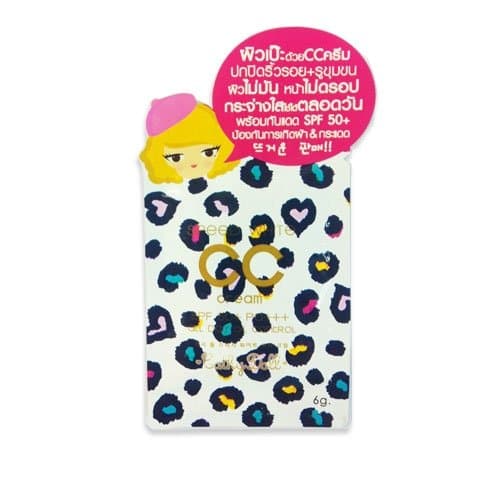 Cathy Doll CC cream (Speed White) SPF50+ PA+++ 6g No.2 Green x10pcs. 1 pack thai