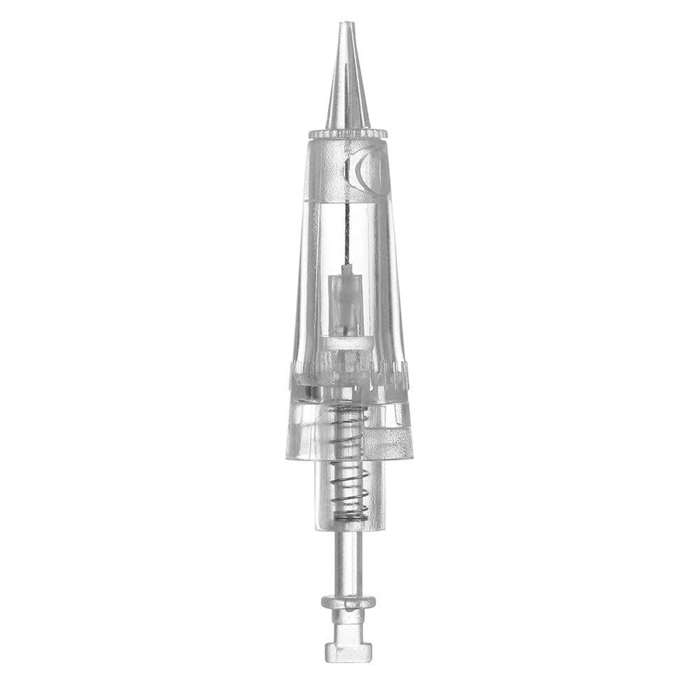 50pcs PMU Cartridge Needles Disposable Permanent Makeup Tattoo Needles for Cordless PMU Machine for Ombre Powder Brows Microblading (7FP)