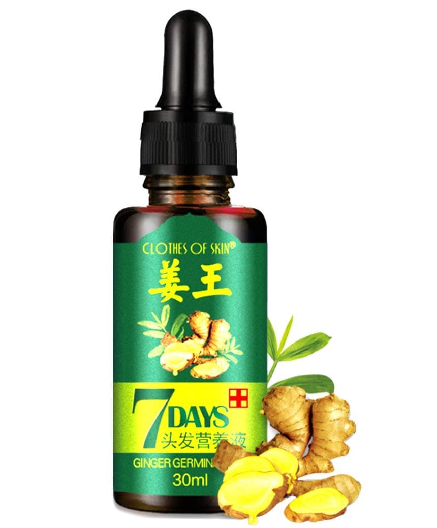 Ginger Germinal Oil, Hair Growth Oil, 2019 Hair Growth Ginger Essential Oil, Ginger Germinal Essential Oil，Hair Loss Treatment Hair Care Hair Growth Serum for Men & Women 30ml