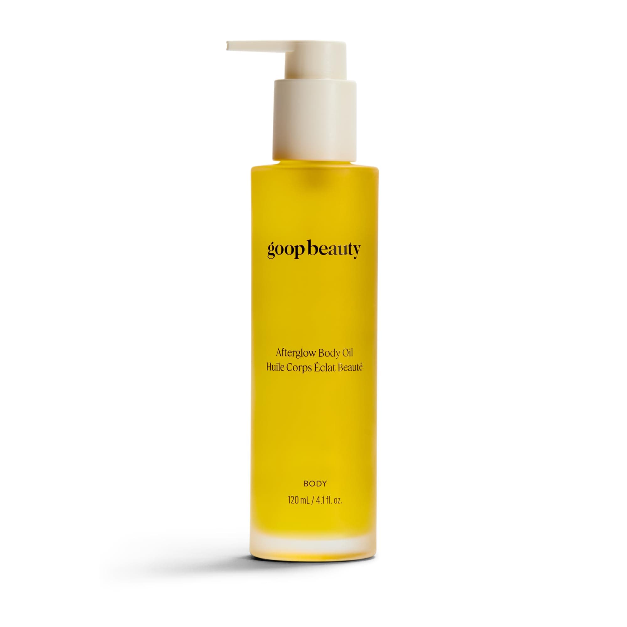 goop Beauty Afterglow Body Oil | Fast-Absorbing Moisturizer for Dry Skin | Grapeseed Oil, Pomegranate Oil, & Raspberry Seed Oil | Oil for Firm, Smooth, & Radiant Skin | Silicone Free | 4 fl oz