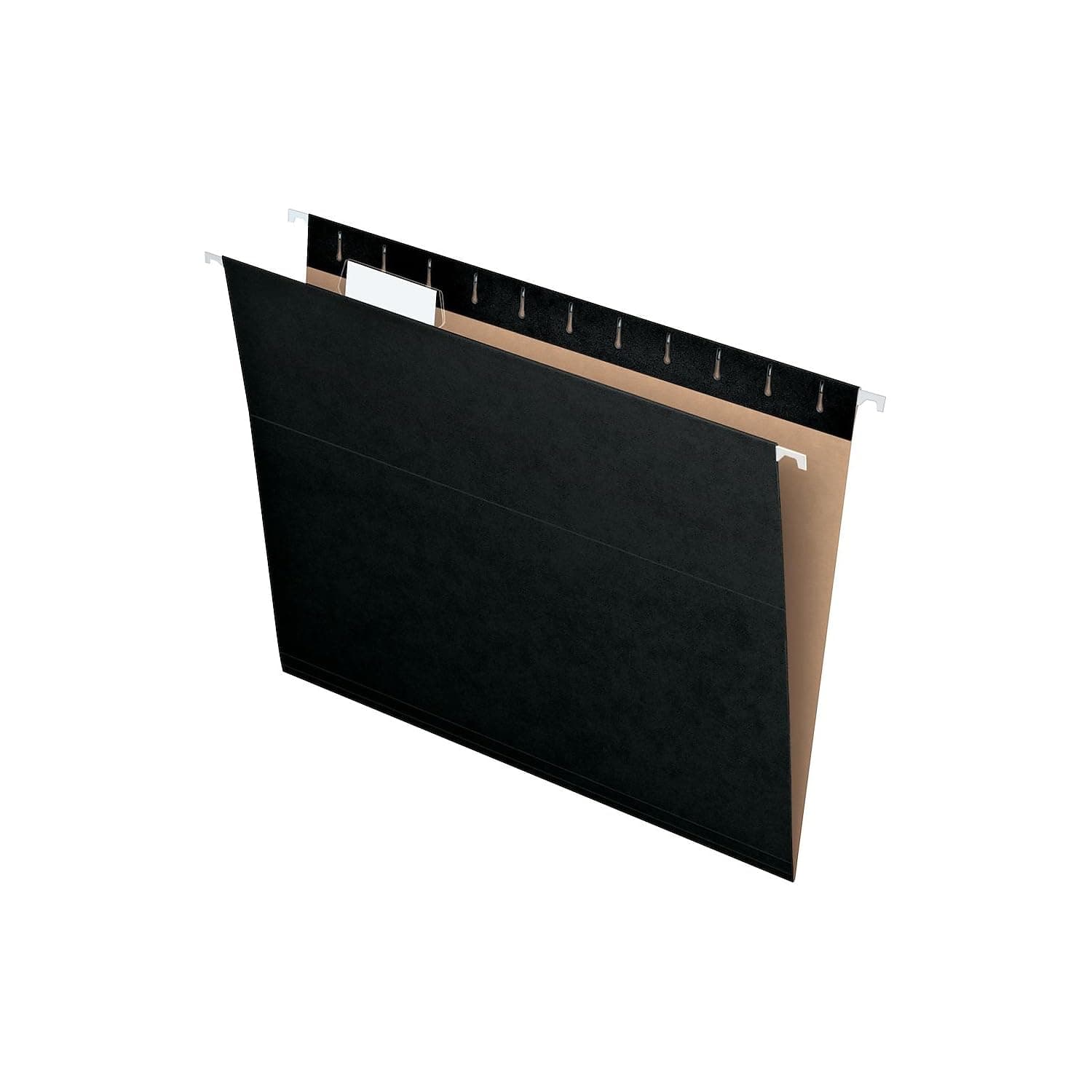 Pendaflex Recycled Hanging Folders, Letter Size, Black, 1/5 Cut, 25/BX (81605)