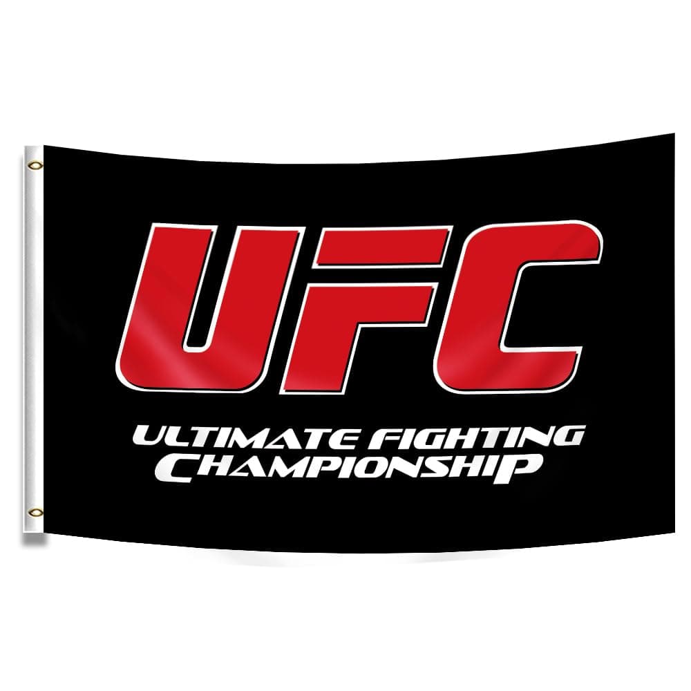 UFC Flag Fighting Championship Flag Banner 3x5Ft Indoor Outdoor Room Man Cave Decoration
