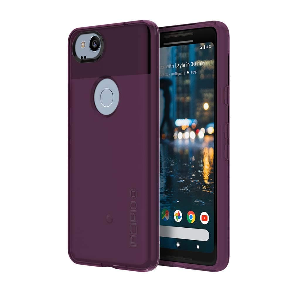 Incipio - NGP Pure Case for Google Pixel 2 - Clear/Plum
