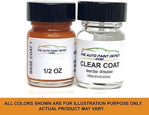 Auto Paint Depot Touch Up Paint for Nissan (All Makes, Models) | Gen Metallic B/C Code KAD (0.5 Oz with Clear Coat)