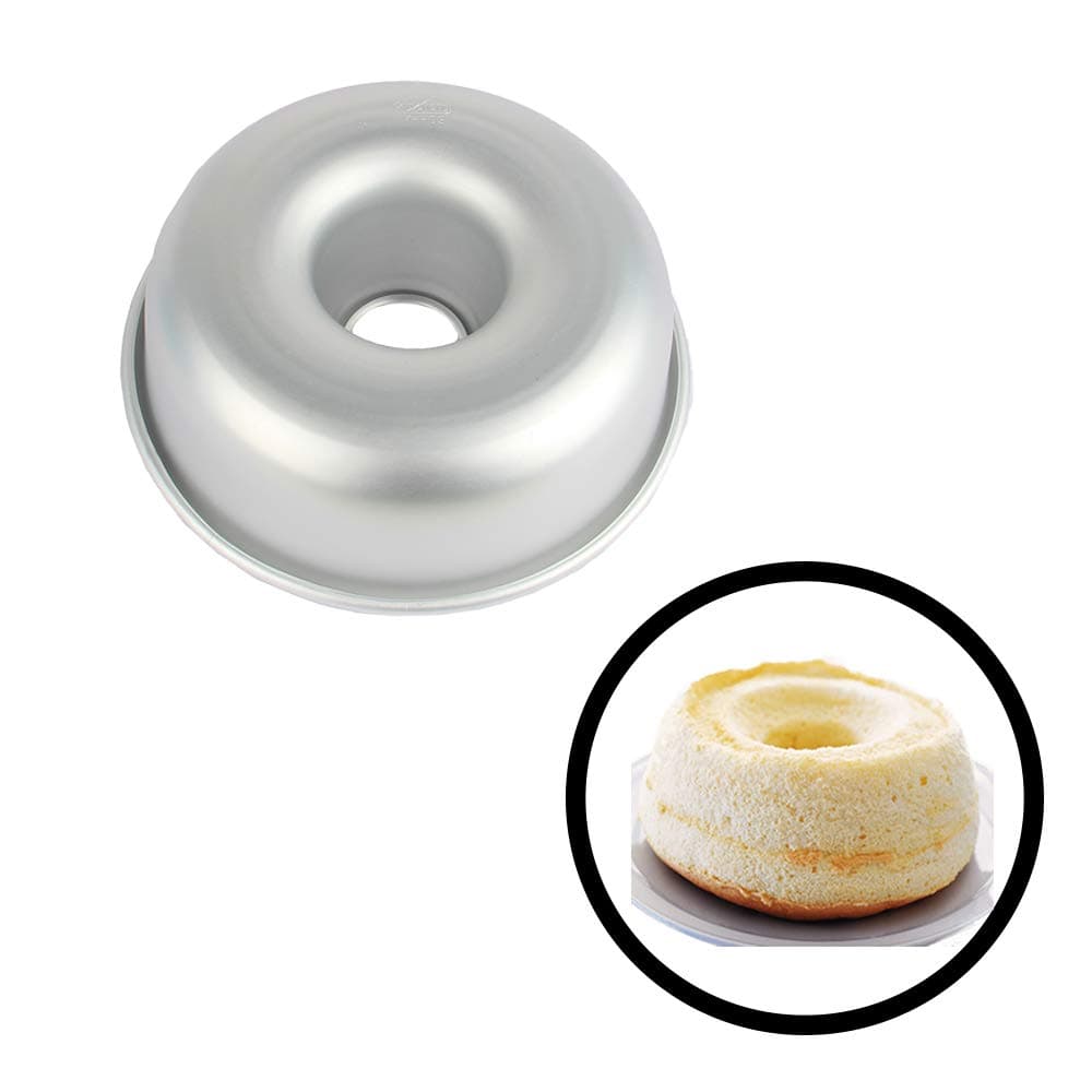 FineDecor Cake Anodized Aluminum Ring Mould Pan/Bundt Cake Mould, Silver, 9 Inch, FD 3119