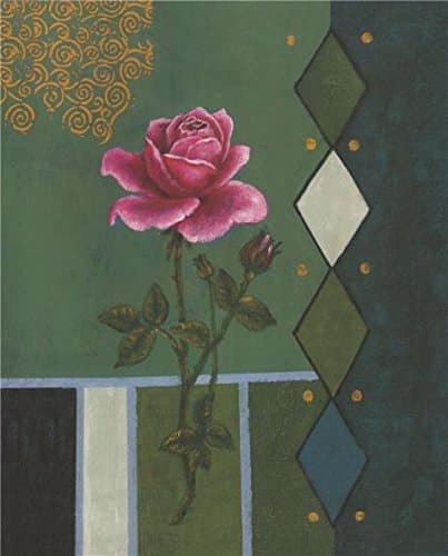The Perfect effect Canvas of oil painting 'Pink Rose' ,size: 10x12 inch / 25x31 cm ,this Reproductions Art Decorative Prints on Canvas is fit for Basement gallery art and Home decor and Gifts