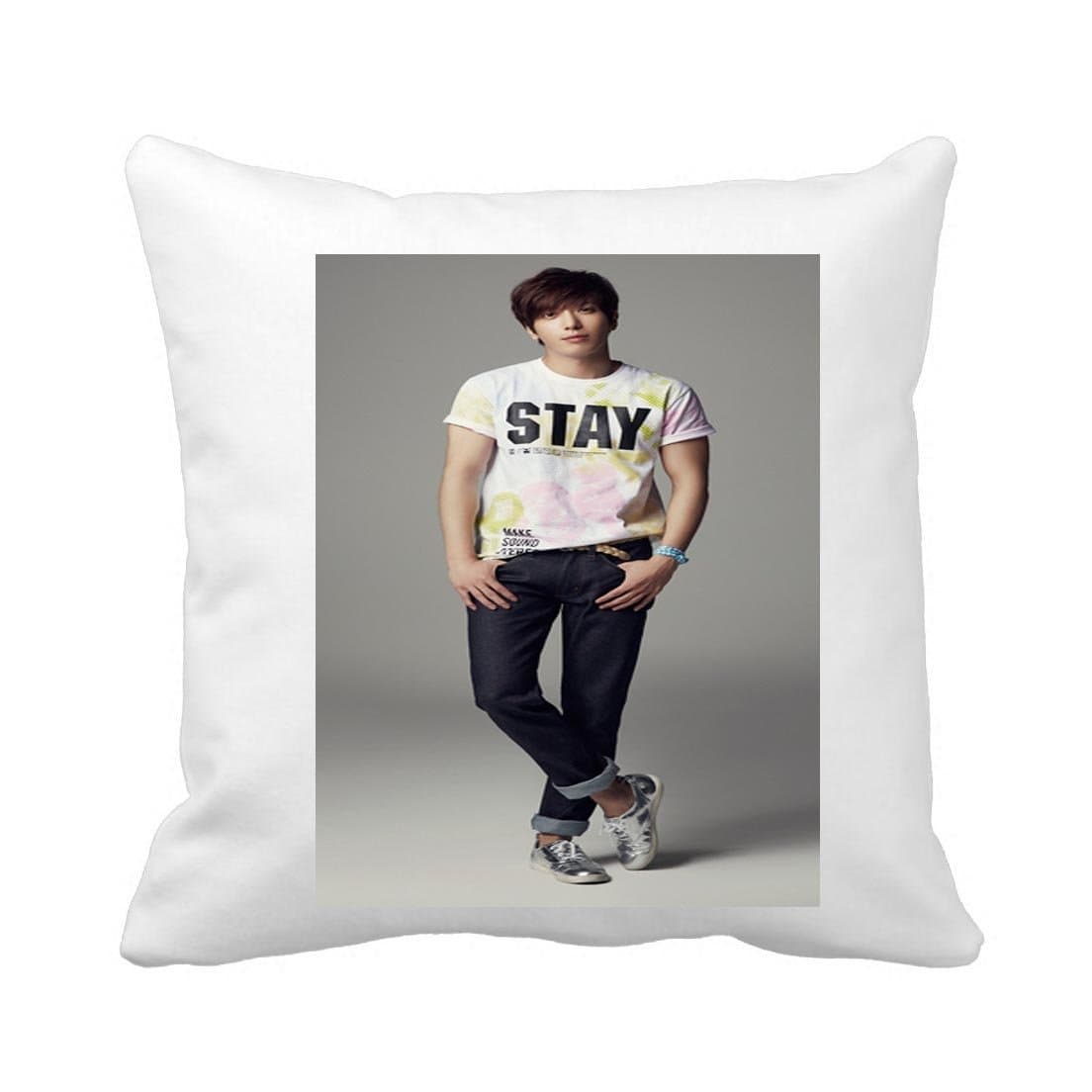 c1 Kpop CN Blue Code Name Blue 14x14 Throw Hold Pillow Bolster Sofa Cushion Yonghwa Jonghyun Jungshin Minhyuk Pillowcases (12)
