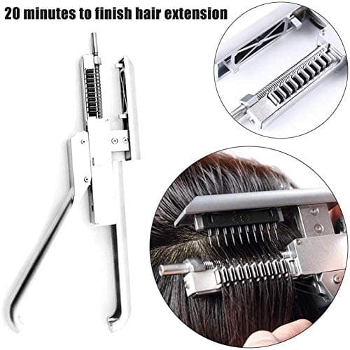 YANGLIUYL 6D Hair Extension Tool Machine Wig Extension Quick No-Trace Easy Connect Hair Tool Professional Beauty Salon Equipment