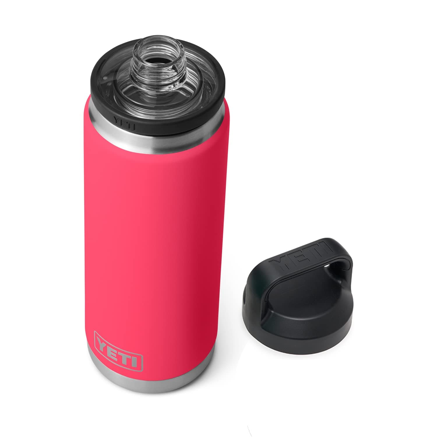 YETI Rambler 26oz Bottle Vacuum Insulated Stainless Steel with Chug Cap, Bimini Pink