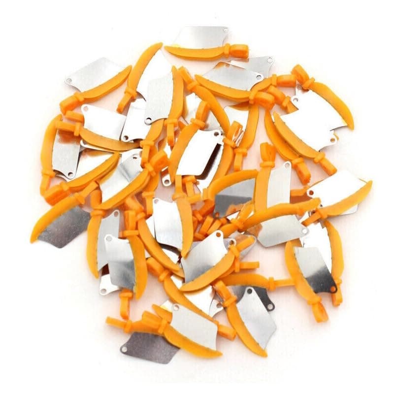 Dental Wedge Guard with Metal Plastic Knife and Protection Matrix for Teeth Interproximal Area 50pcs/box (MEDIUM)