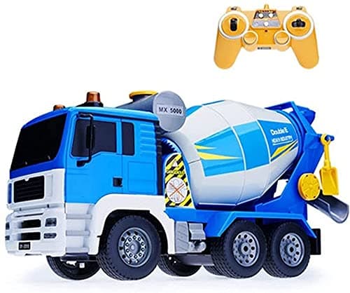 Darenbp 1:20 Concrete RC Engineering RC Car Cement Mixer Toy Tanker Construction Truck High Speed Car RC Off-road Vehicle Electric Racing Car For Boys Kids Gift