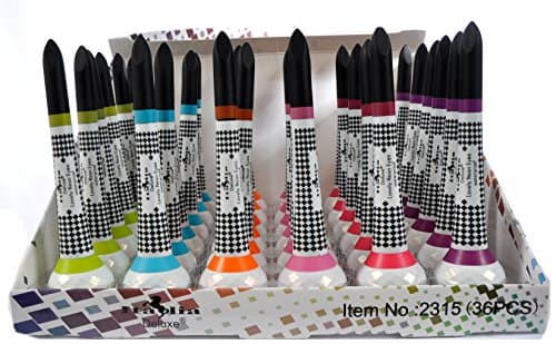 Italia Deluxe Lovely Neon Waterproof 2 in 1 Liquid & Pencil Eyeliner Set 36 Pcs