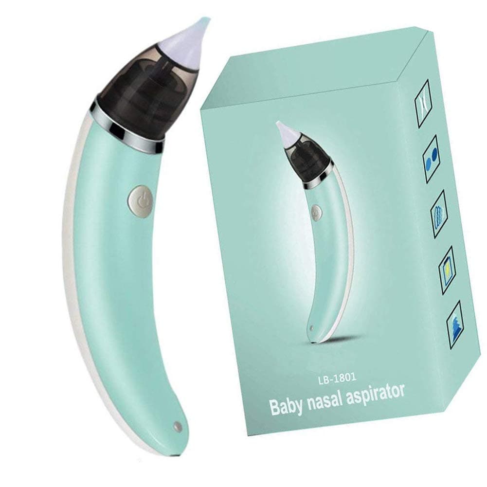 AceInk Baby Nasal Aspirator Electric Nose Cleaner with 2 Sizes of Nose Tips and 5 Levels of Suction, Safe Hygienic for Newborns and Toddlers
