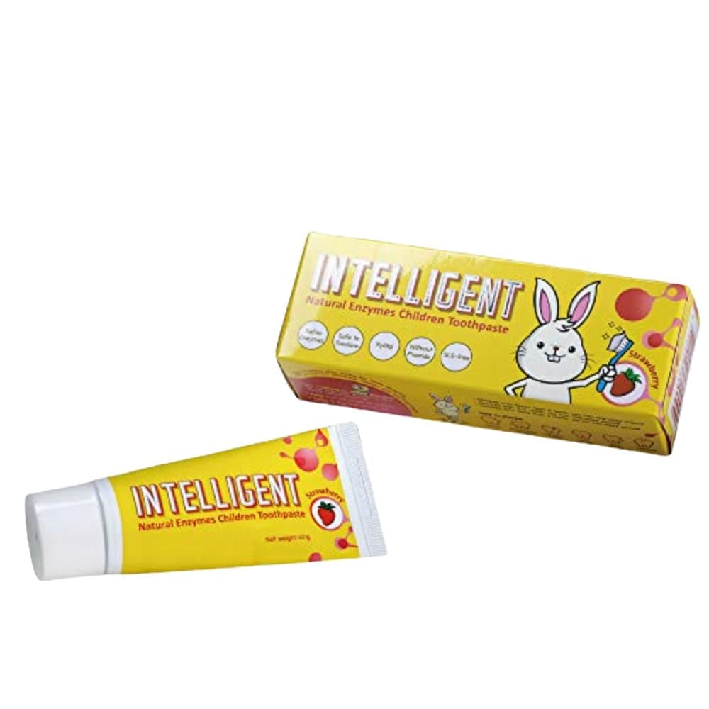 2019 New Intelligent Saliva Enzymes Baby Toothpaste Without Fluoride Swallowed Safe Remove Dark Spots Plaque Stains Tartar Teeth