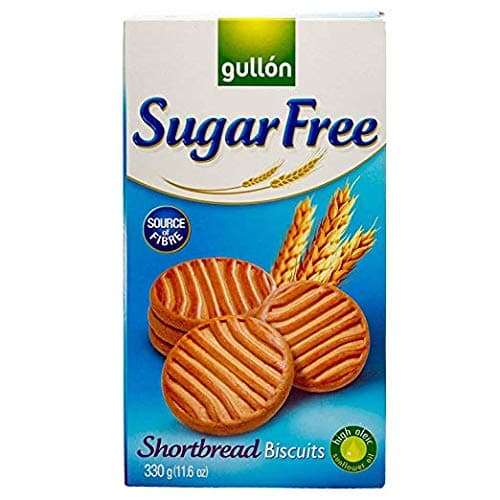 Gullon Cookie SF Shortbread Cookies, 330 g, Pack of 2