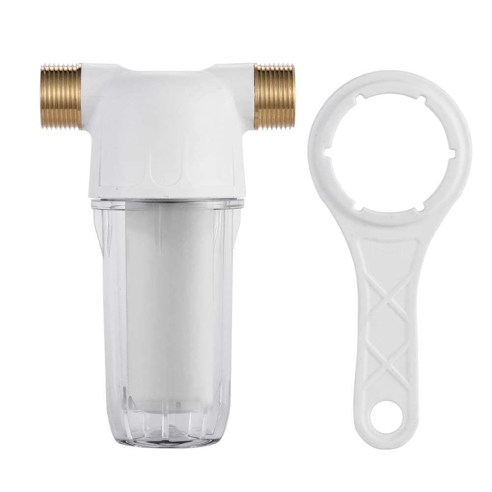 Reusable Sediment Spin Down Replacement Water PreFilter 10Micron,10GPM,3/4"MNPT,for Hot Water System,Kitchen,Dishwasher and Water Operated Equipment