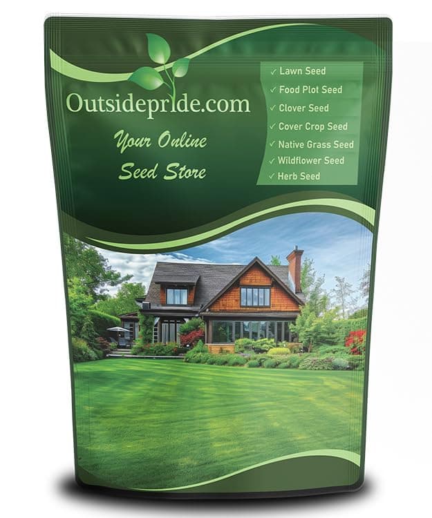 Outsidepride Midnight Kentucky Bluegrass Seed - 5 Lbs. Cold & Drought Tolerant, Sun-Loving Lawn Grass Seed, w/High Traffic Tolerance & Deep Root System, OptiGrowth Coated for Better Establishment
