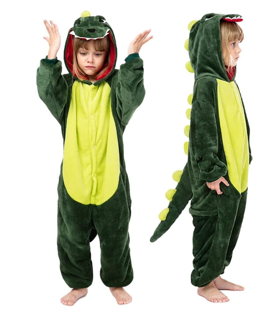 Seawhisper Halloween Animal Dinosaur Costume Kids Dino Onesie 18M-10