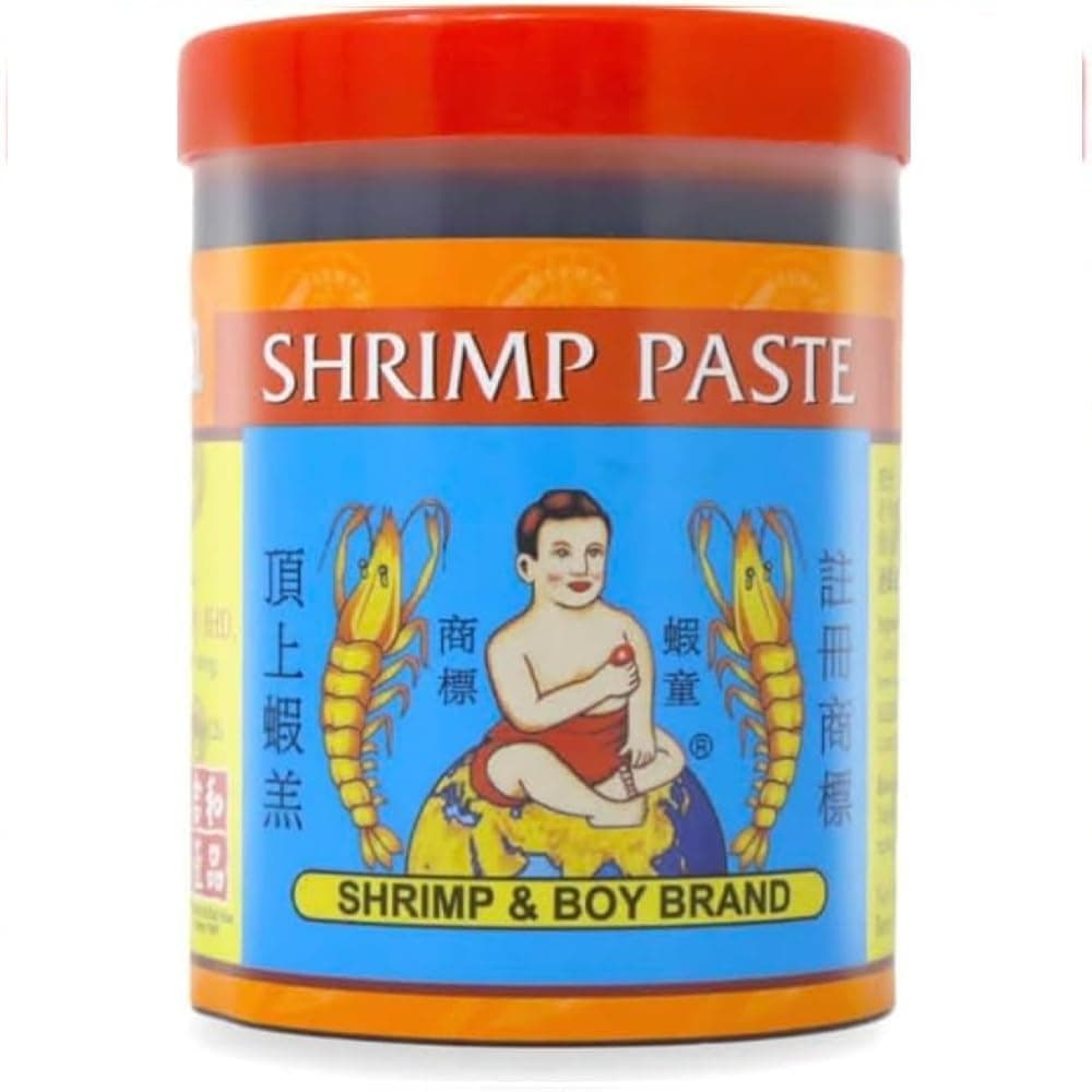 Shrimp & Boy Brand Shrimp Paste, 1 Bottle, 230g [Air Flown from Malaysia, Penang Directly]
