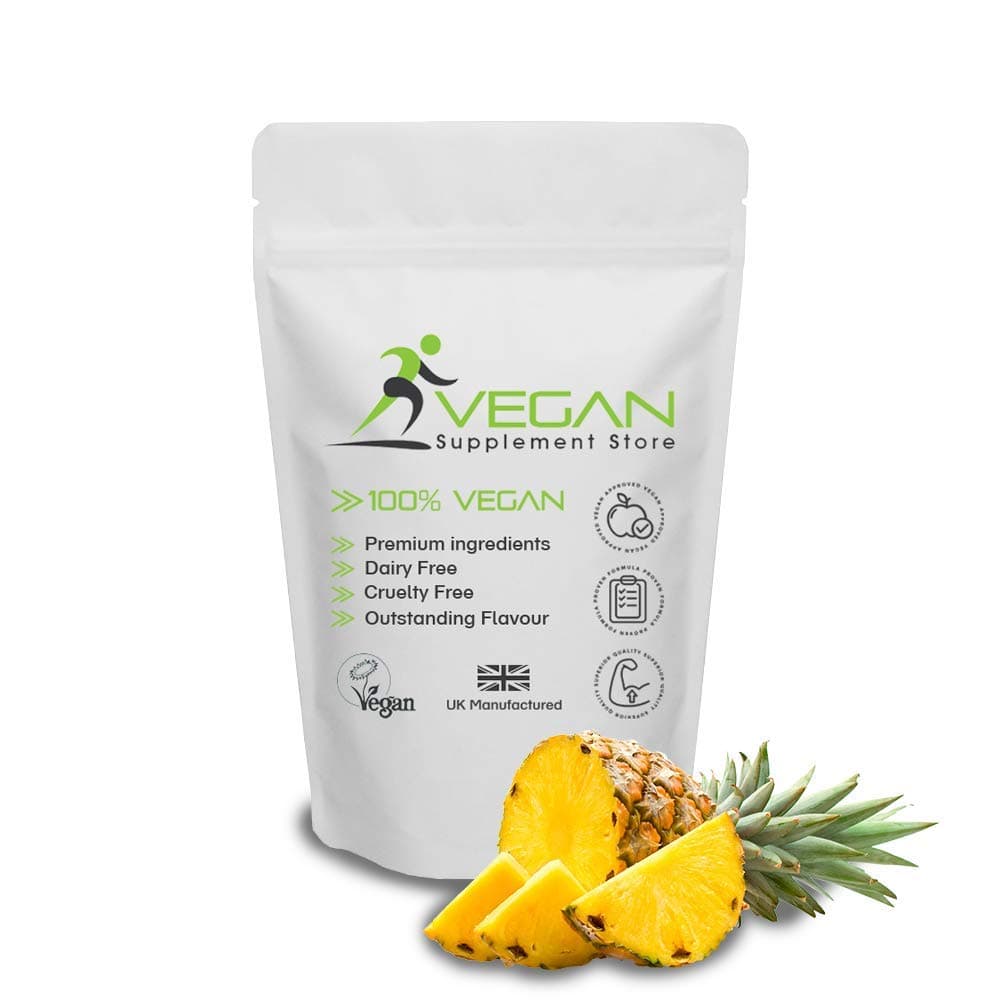 Vegan PreWorkout Shake | 300g (30 Servings) | Plant Based Ingredients Including Caffeine, Taurine & Guarana | Exotic Pineapple