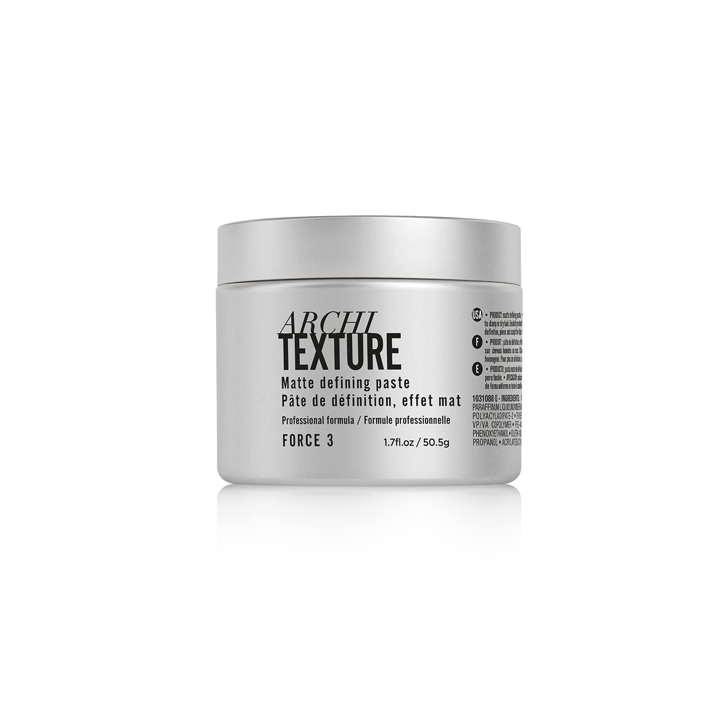 Architexture - Medium Hold Texturizing Pomade, Creates Texturized Structure and Matte Definition, for All Hair Types