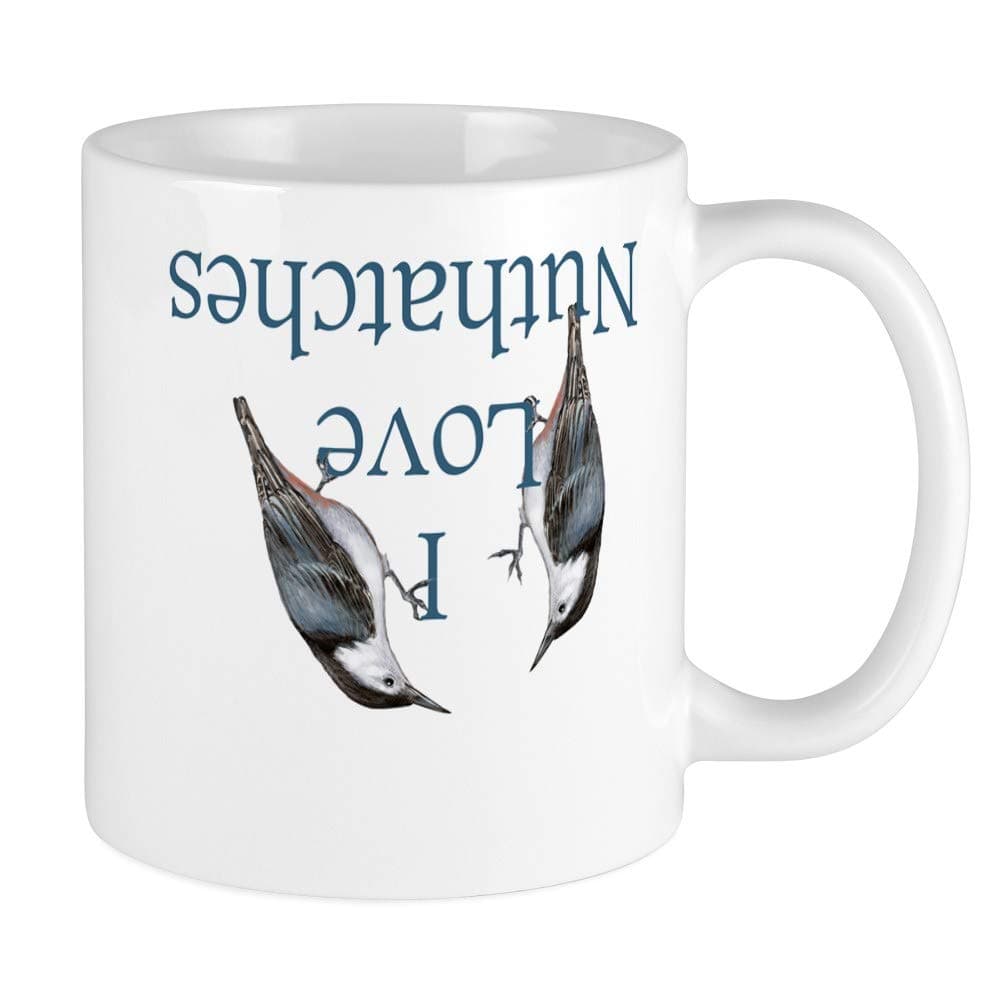 CafePress I Love Nuthatches Mug 11 oz (325 ml) Ceramic Coffee Mug