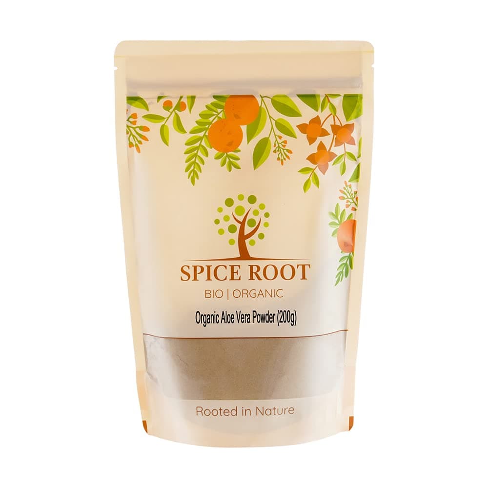 Organic Aloe Vera Powder 200g - Premium Quality, Certified Organic