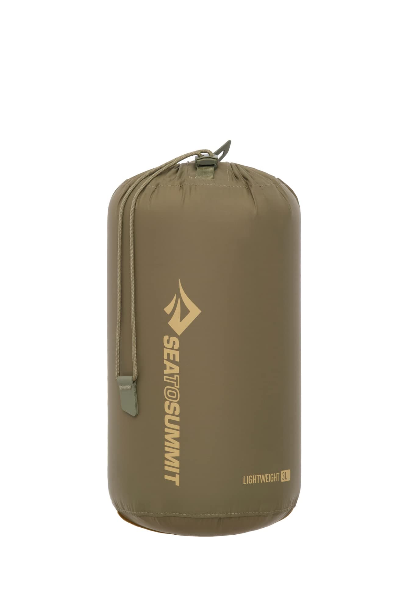 Sea to Summit Lightweight Stuff Sack, Durable Outdoor and Travel Storage, 3 Liter, Olive Green