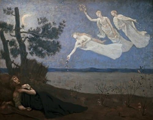 The Dream Le Reve 1883 Pierre Puvis de Chavannes (1824-1898 French) Musee dOrsay Paris France Poster Print (24 x 36)