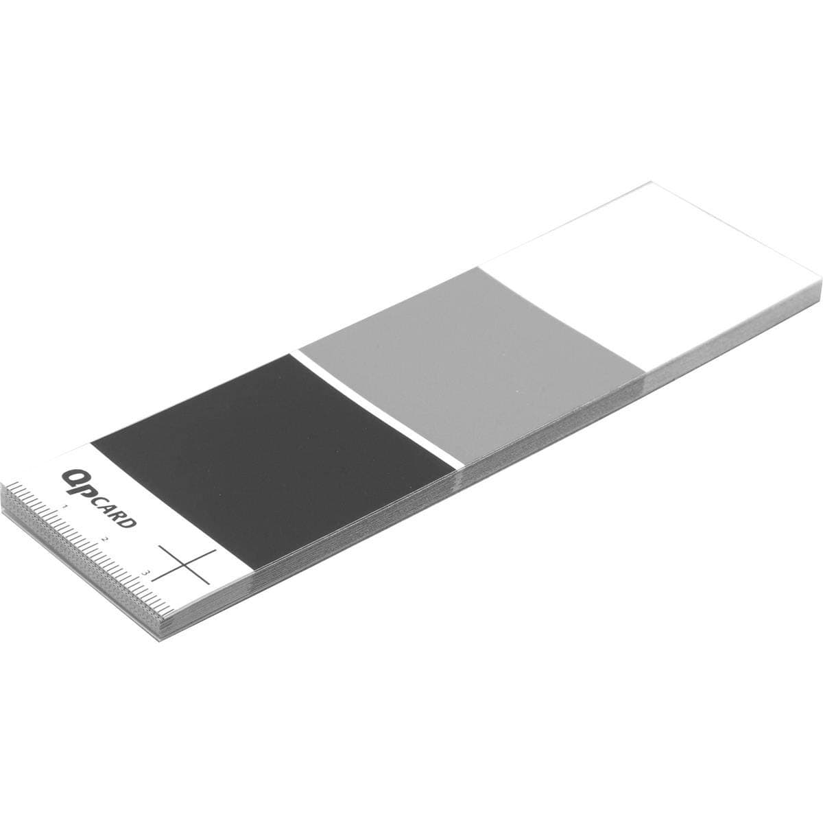 QpCARDAdorama 101, 3 Cards with Black/Gray/White Colors used for the White Balance System of Digital Cameras.