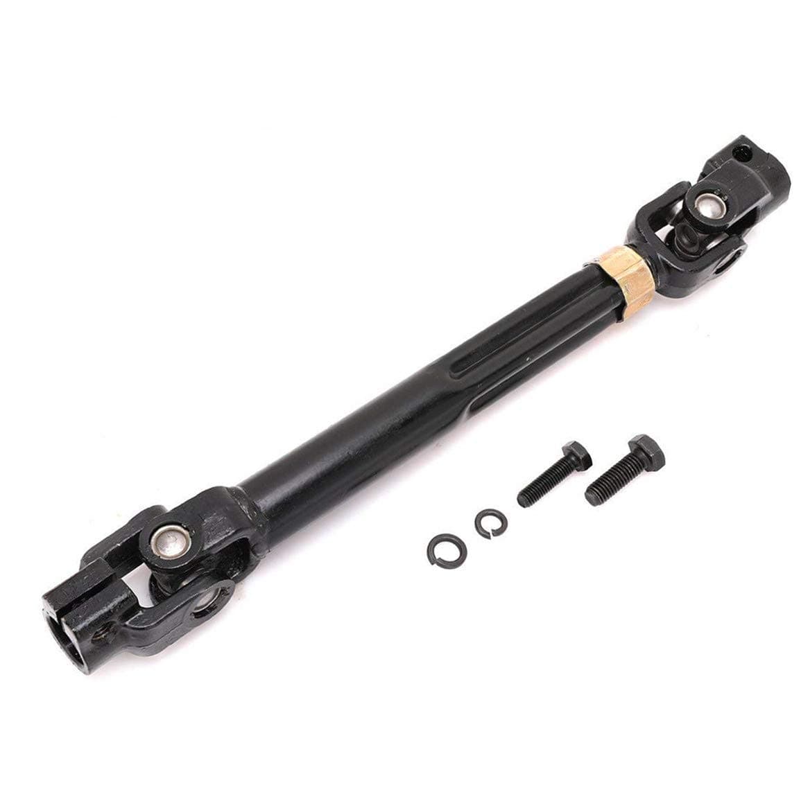 BeAcc Lower Intermediate Steering Column Shaft Assembly Rag Universal U Joint Coupling for 2004-2008 Ford F150 2006-2008 Lincoln Mark LT Replaces OM# 8L3Z-3B676-B, 8L3Z3B676B