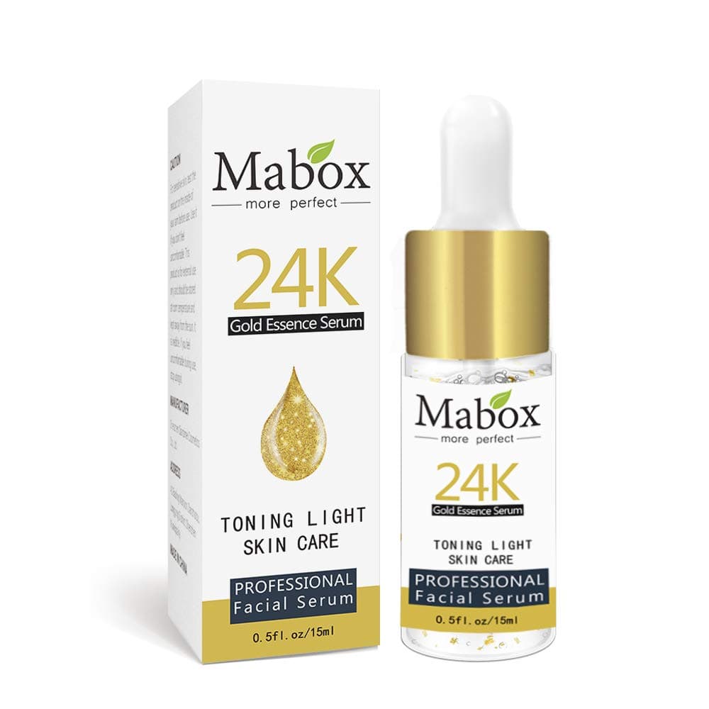 Festnight Mabox 24K Gold Six Peptides Face Serum Moisturizer Essence Cream Whitening Day Creams Anti Aging Anti Wrinkle Firming Skin Care