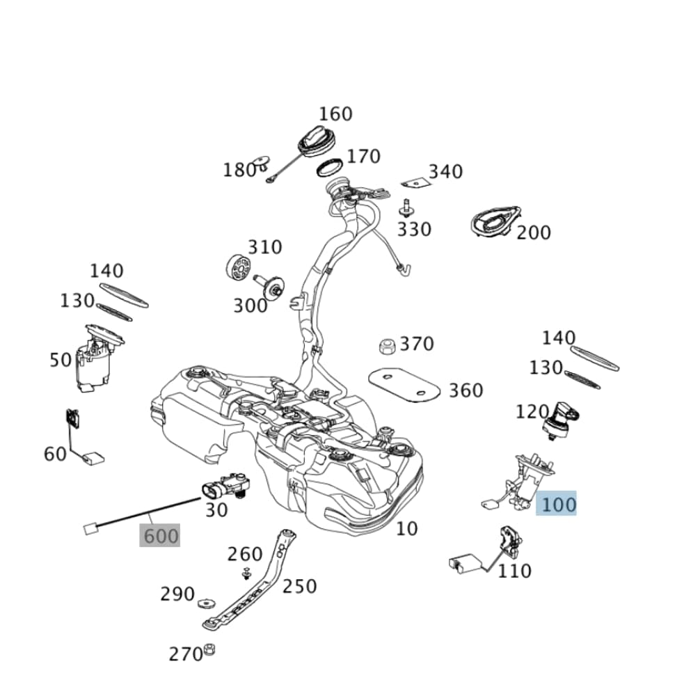 Mercedes-Benz 212 470 13 94, Electric Fuel Pump