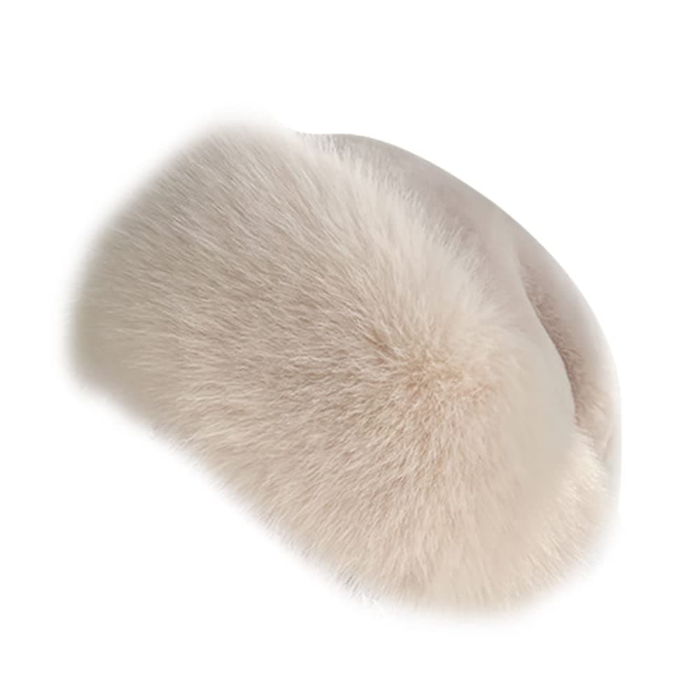 RongchuangFaux Fur Trimmed Winter Hat for Women,Classy Russian Cossack Hat with Fleece for Travel Skiing Hiking