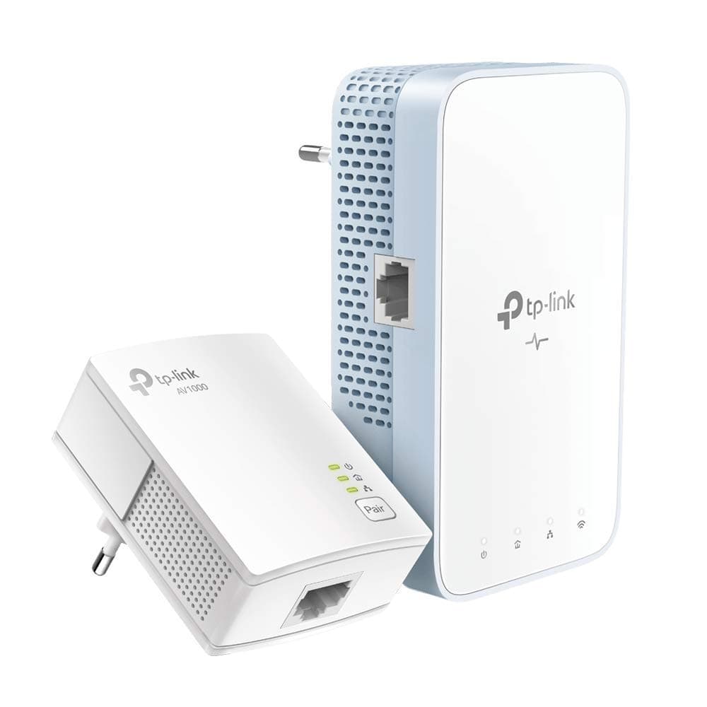TP-Link CPL WiFi AC1200 Mbps + CPL 1000 Mbps with Gigabit Ethernet Port, Kit of 2 - Ideal solution to enjoy Multi-TV service at home, compatible with all Boxs (TL-WPA7517 KIT)