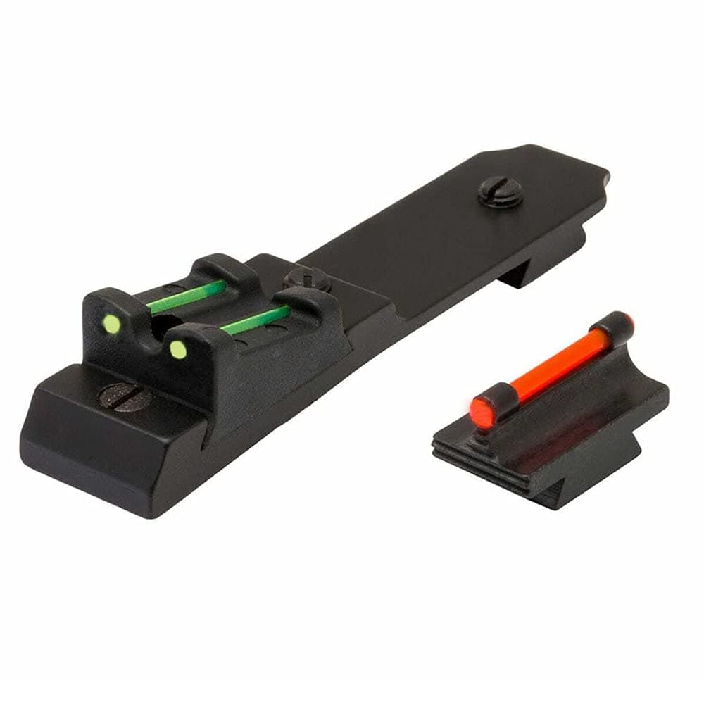 Replacement 3-Dot Red Front & Green Rear Adjustable Lever Action Fiber-Optic Sight Set