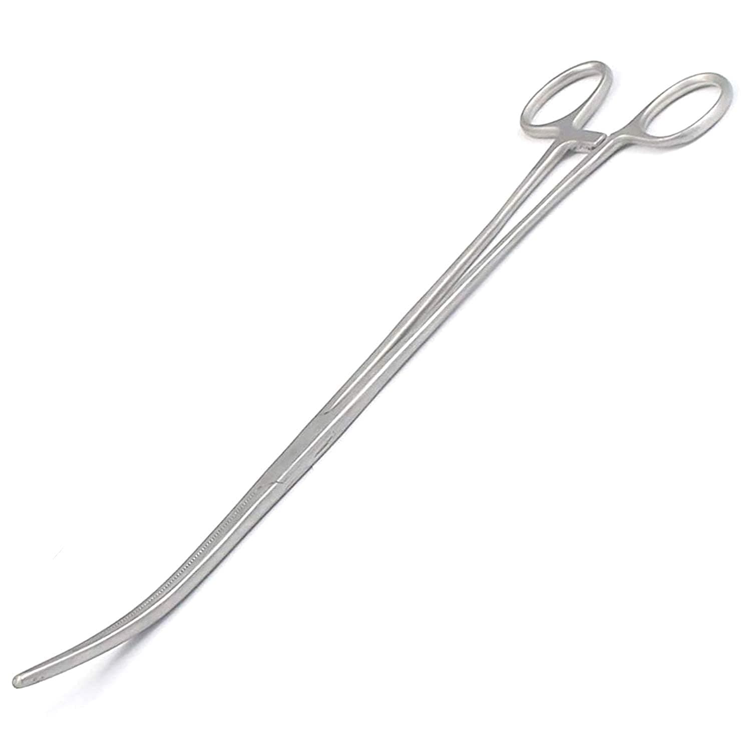 12" Long Curved Hemostat Forceps - Stainless Steel Locking Tweezer Clamps - Ideal Hemostats for Nurses, Fishing Forceps, Crafts and Hobby by G.S Online Store