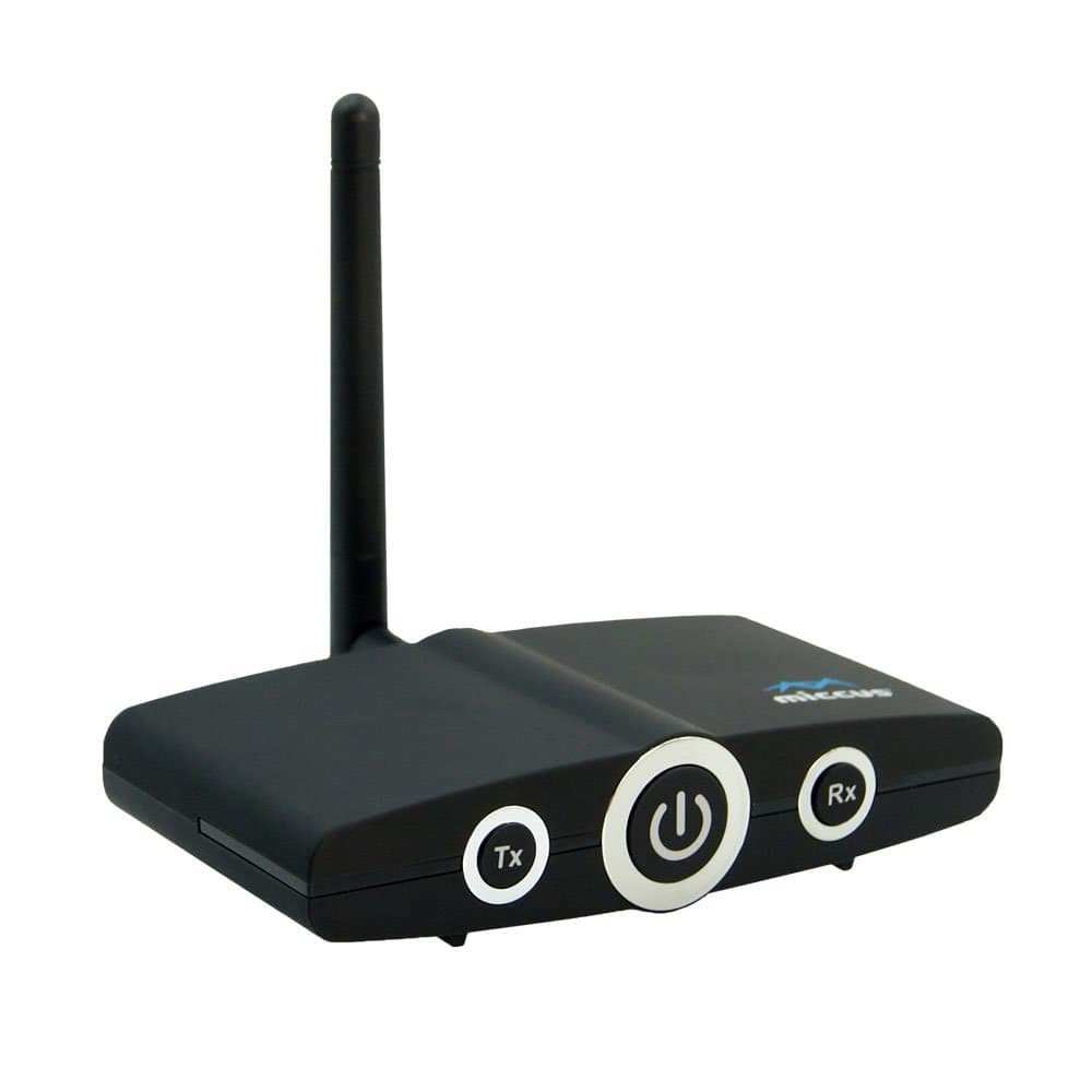 160ft LONG RANGE Bluetooth Transmitter or Receiver, Adapter to add wireless audio to Stereo Sound System Speakers Amplifier PC Phone Mac Desktop Extender, 3.5mm AUX RCA(Home RTX -2 Yr Warranty)